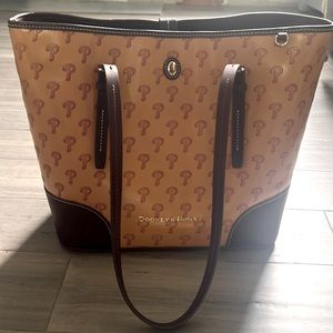 Dooney & Bourke Tan and Brown Tote Bag